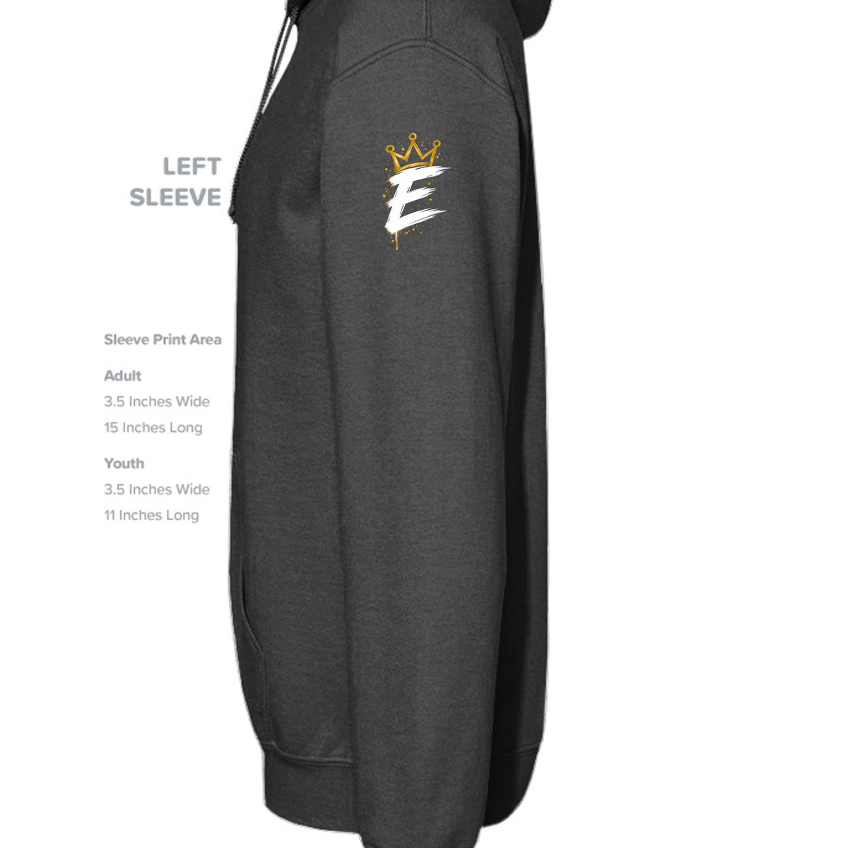 Dark Grey Heather - B7502 - SLEEVE_LEFT