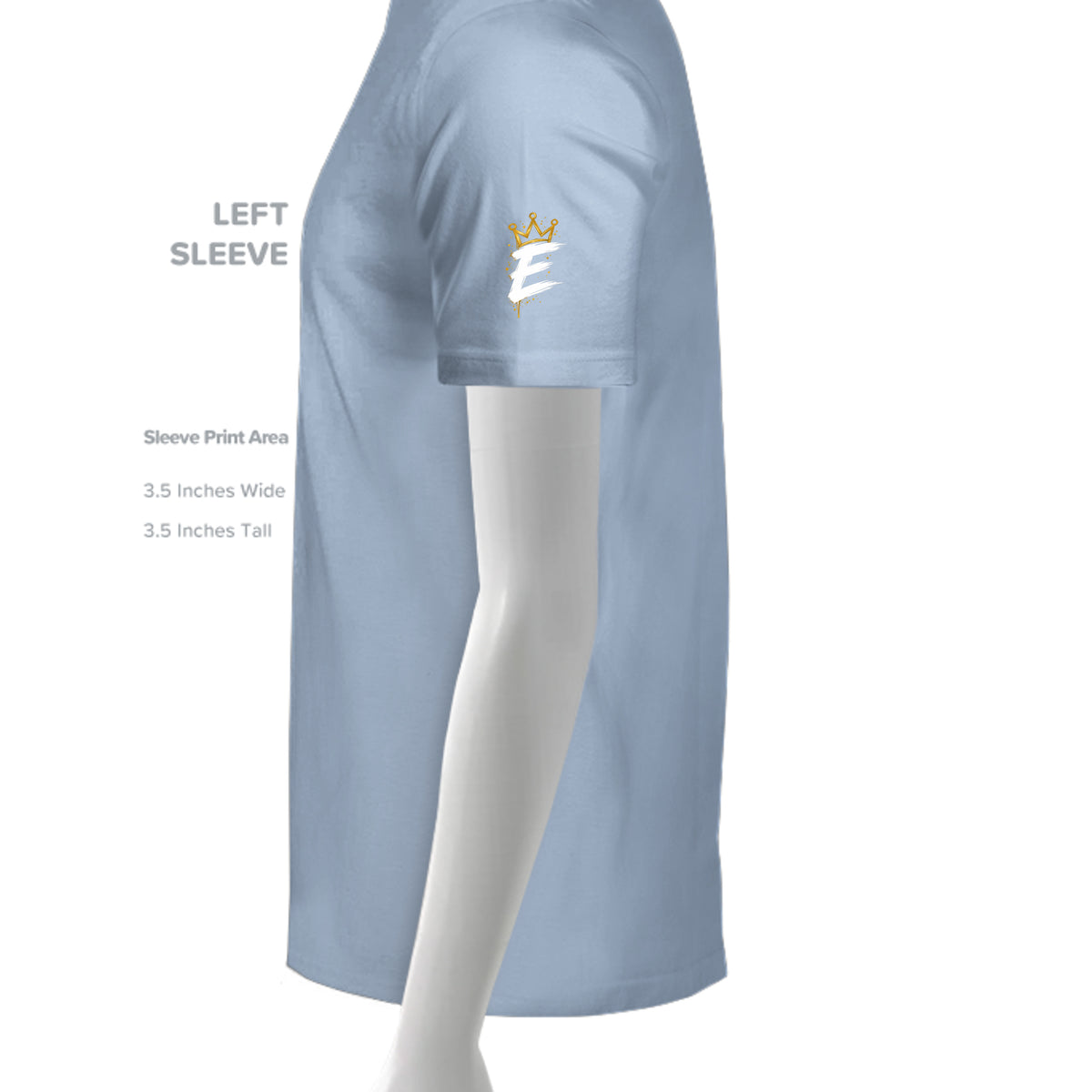 Faded Powder Blue - 1302GD - SLEEVE_LEFT